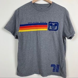 Disney World Vintage Style T Shirt Embroidered M
